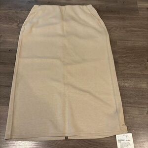 lululemon athletica Cream Straight Midi Skirt
